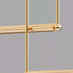 Luminária Pendente Slim Dourado 120cm Lumier Bivolt Soquete G9 - 3
