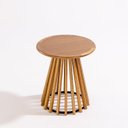 Ver imagem 4 de Mesa Lateral Redonda 50cm x 50cm x 55cm Dover