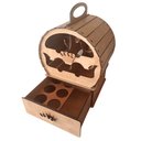 Ver imagem 3 de Mini Adega Mdf para 4 Garrafas