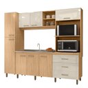 Ver imagem 2 de Cozinha Compacta Modulada 8 Portas e 3 Gavetas Vitória