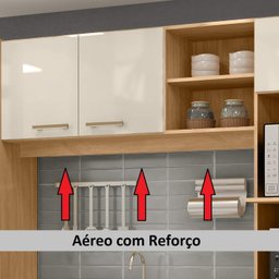 Cozinha Compacta 8 Portas e 3 Gavetas Vitória  - 6