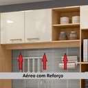 Ver imagem 6 de Cozinha Compacta Modulada 8 Portas e 3 Gavetas Vitória
