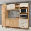 Ver imagem 1 de Cozinha Compacta Modulada 8 Portas e 3 Gavetas Vitória