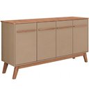 Ver imagem 7 de Aparador Buffet para Sala de Jantar 4 Portas 160cm Magno B02 Freijó Fendi - Lyam Decor
