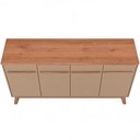 Ver mais imagens de Aparador Buffet para Sala de Jantar 4 Portas 160cm Magno B02 Freijó Fendi - Lyam Decor
