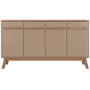 Ver imagem 2 de Aparador Buffet para Sala de Jantar 4 Portas 160cm Magno B02 Freijó Fendi - Lyam Decor