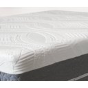 Ver imagem 5 de Colchão Natural Gel Articulado Cinza 25cm Latex Foam Articulado Gel Box e Kit Zen Solteiro King 96x2