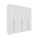 Ver imagem 1 de Guarda-Roupa Casal com 6 Portas e 6 Gavetas 243cm Multimóveis CR35489 Neve