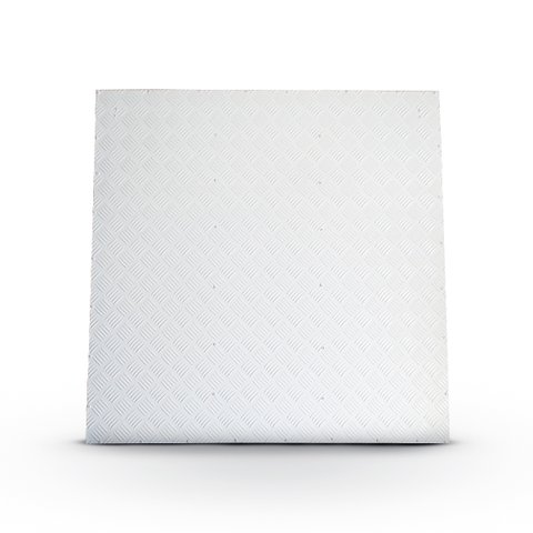 Tampa de Alumínio Para Casa de Maquina 100 x 100 - Sobrepor: Branco