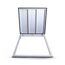 Ver imagem 3 de Tampa de Alumínio Para Casa de Maquina 100 x 100 - Sobrepor: Branco