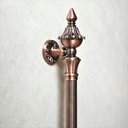 Ver imagem 5 de Puxador Duplo Classic 335mm Cobre Antigo Porta Pivotante Correr Passagem Madeira Vidro Rústico