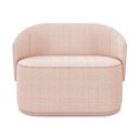 Ver imagem 2 de Sofá Malu 2 Lugares Namoradeira Orgânica 135cm Rosê Suede D'Rossi