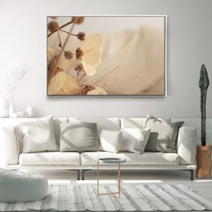 Quadro Decorativo Horizontal Coleção In Nature Com Moldura e Sem Vidro 40X60