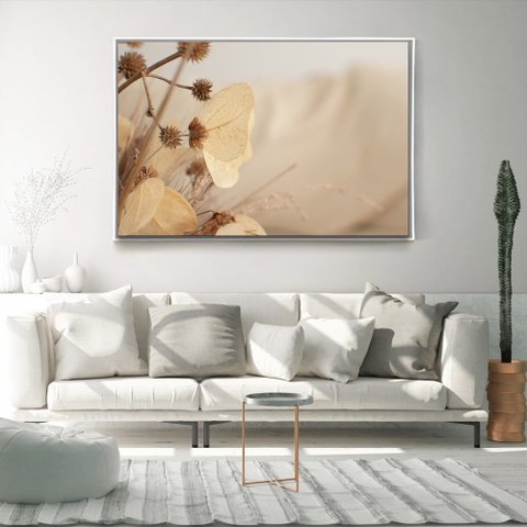 Quadro Decorativo Horizontal Coleção In Nature Com Moldura e Sem Vidro 40X60