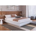Ver imagem 2 de Cama Casal Queen Suspensa 140/160 Zurique Branco
