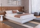 Ver imagem 2 de Cama Casal Queen Suspensa 140/160 Zurique Branco