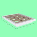 Ver imagem 4 de Cama Casal Queen Suspensa 140/160 Zurique Branco