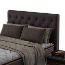 Ver imagem 2 de Cabeceira Casal Estofada Hampton Probel Corino