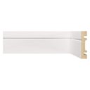 Ver imagem 2 de Rodapé de MDF 8CMX15MMX2,40m Guarnição com Friso 803 Branco Moldufama