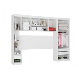 Quarto Modulado Casal 4 Peças 7 Portas 2 Gavetas Star Poliman - 3