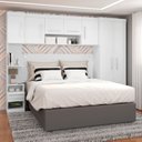 Ver imagem 1 de Quarto Modulado Casal 4 Peças 7 Portas 2 Gavetas Star Poliman