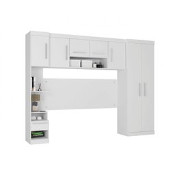 Quarto Modulado Casal 4 Peças 7 Portas 2 Gavetas Star Poliman - 2