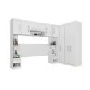 Ver imagem 3 de Quarto Modulado Casal de Canto 6 Peças 9 Portas Star Poliman