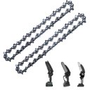 Ver imagem 1 de Corrente Mini Motosserra 18 Dentes Kit 2 Peça 6 Polegadas Reposiçao Serra Serrilha Obra Jardinagem C