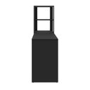 Ver imagem 5 de Mesa Escrivaninha Modelo Artemis com 5 Prateleiras em Mdf:preto