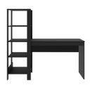 Ver imagem 2 de Mesa Escrivaninha Modelo Artemis com 5 Prateleiras em Mdf:preto