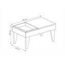 Ver imagem 6 de Mesa de Centro Lisy - Off White/matte
