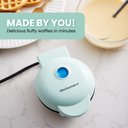 Ver imagem 5 de Elite Gourmet Ewm015m Máquina de Waffles Elétrica Mini 4.5" Menta