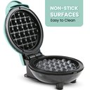 Ver imagem 4 de Elite Gourmet Ewm015m Máquina de Waffles Elétrica Mini 4.5" Menta