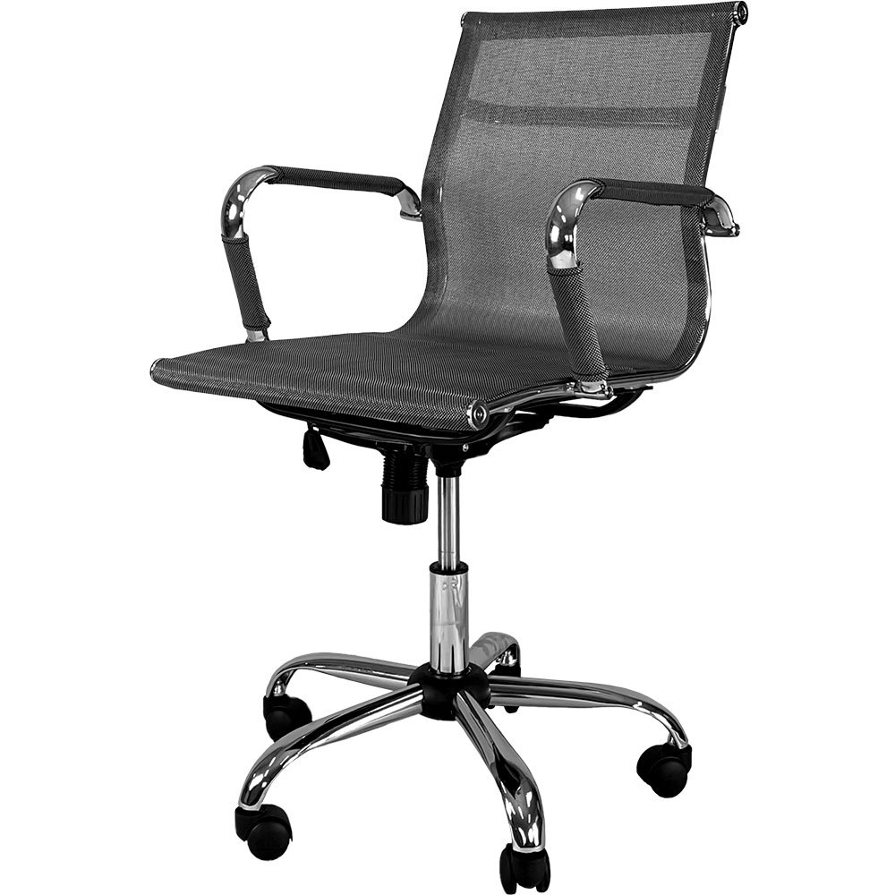 Cadeira Escritorio Executiva Giratoria Premium Prata - 2