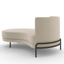 Ver imagem 4 de Sofá Chaise Longue Living Lucca Esquerdo D02 Veludo Bege C-309