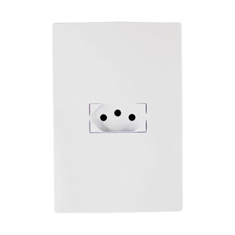 Kit 2 Tomada Elétrica Branca 20a Completa Linha I9 - Ilumi