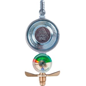 Regulador de Gás Doméstico 504/01 com Manômetro - 070939 - Aliança Regulador Gas 504/1 Btm Alianca 0