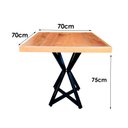 Ver imagem 4 de Mesa Bistrô Baixa Madeira Maciça Quadrada 70cm Movelaria Leal Mesa Madeira Maciça, Mesa para Bar, Me