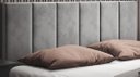 Ver imagem 2 de Cabeceira Cama Casal King Modulo 1,95 Itália Estofada Suspensa - Cinza Suede