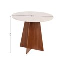 Ver imagem 5 de Conjunto Mesa Paraty Redonda Bronze e Off White com 4 Cadeiras Melina Asgard Bege Naturalle e Off