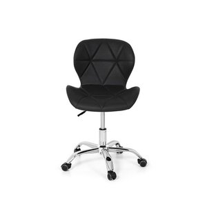Cadeira Office Eiffel Slim Giratória Ajustável Preta