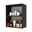 Ver imagem 4 de Armário de Parede Planejado Cozinha 60cm Ônix Moderna