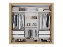 Ver imagem 4 de Guarda-Roupa Casal Portas de Correr com Espelho 4 Gavetas 185,5cm Multimóveis Madeirado