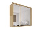 Ver imagem 2 de Guarda-Roupa Casal Portas de Correr com Espelho 4 Gavetas 185,5cm Multimóveis Madeirado