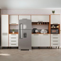 Cozinha Compacta 7 Peças 8 Portas 8 Gavetas Evolution Plus - 1