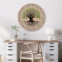 Ver imagem 1 de Mandala em Madeira, Impressão Uv - Árvore da Vida 2