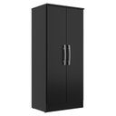 Ver imagem 2 de Armário Multiuso 2 Portas Preto Regente