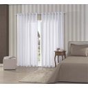 Ver imagem 1 de Cortina Bella Janela Rustica 2,60m x 1,70m Pantex Branco