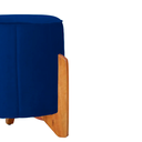 Ver imagem 2 de Puff Jade Suede Azul Marinho - Belliv Decor