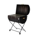 Ver imagem 2 de Churrasqueira Termômetro a Bafo Tambor Suporte e Rodas 200L